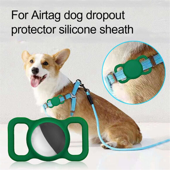 The Silicone Apple Airtag Case for Collar- GPS Finder - Picture 1 of 15